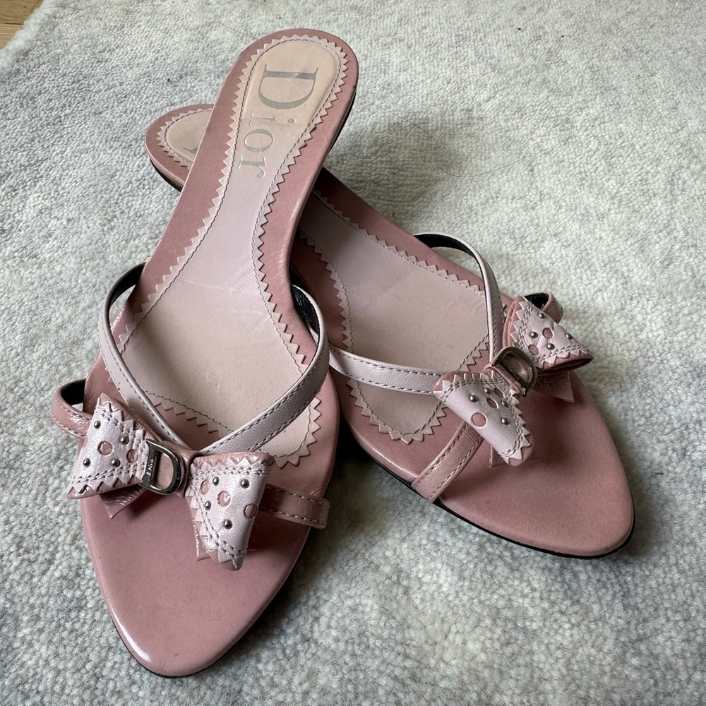 Rare Dior Pink Kitten Heels